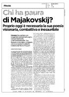 Chi ha paura di Majakovskij?